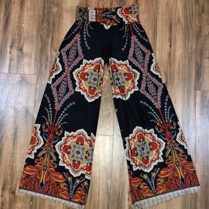 Bohemian palazzo pants